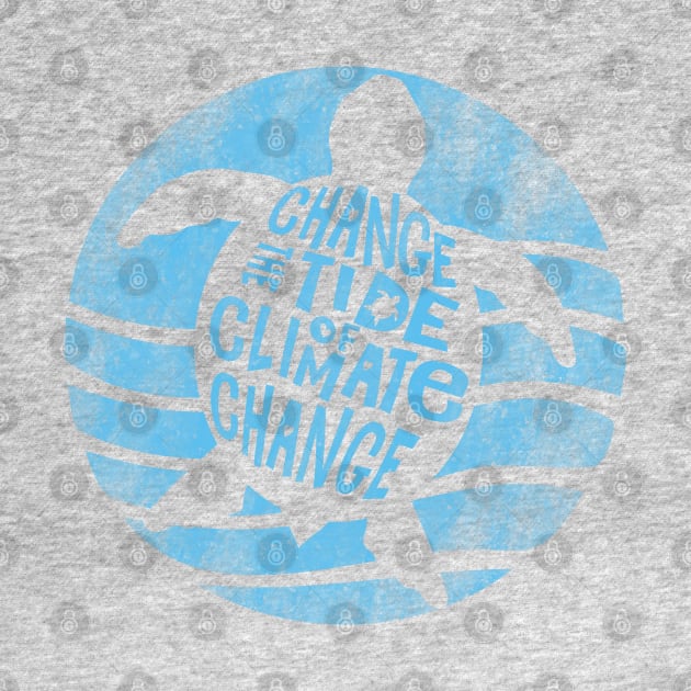 Change the Tide of Climate Change Turtle by Jitterfly